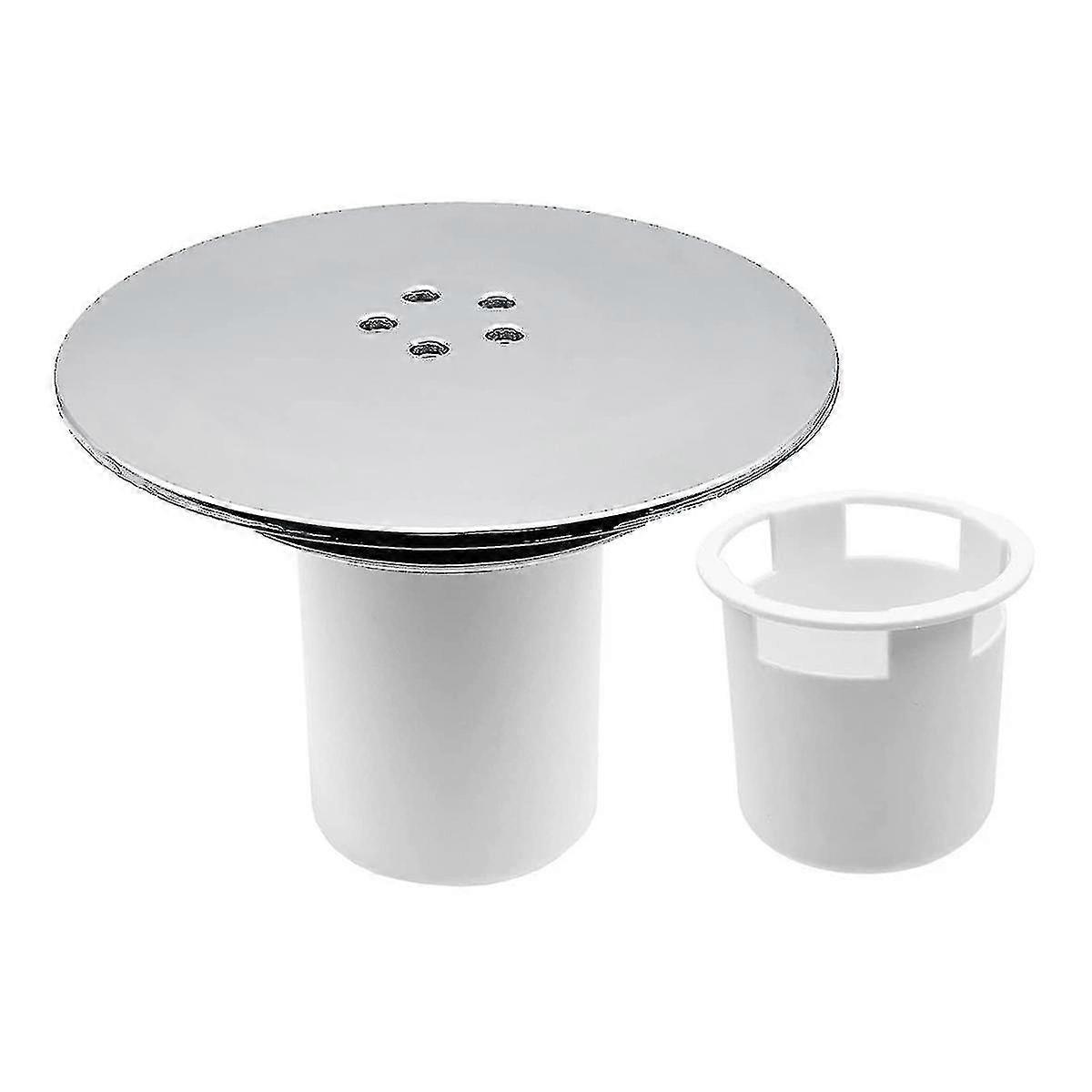 Lock till duschfälla, lock till duschplugghål 90 mm/115 mm plugg byte av avloppshål förkromad S202412273797