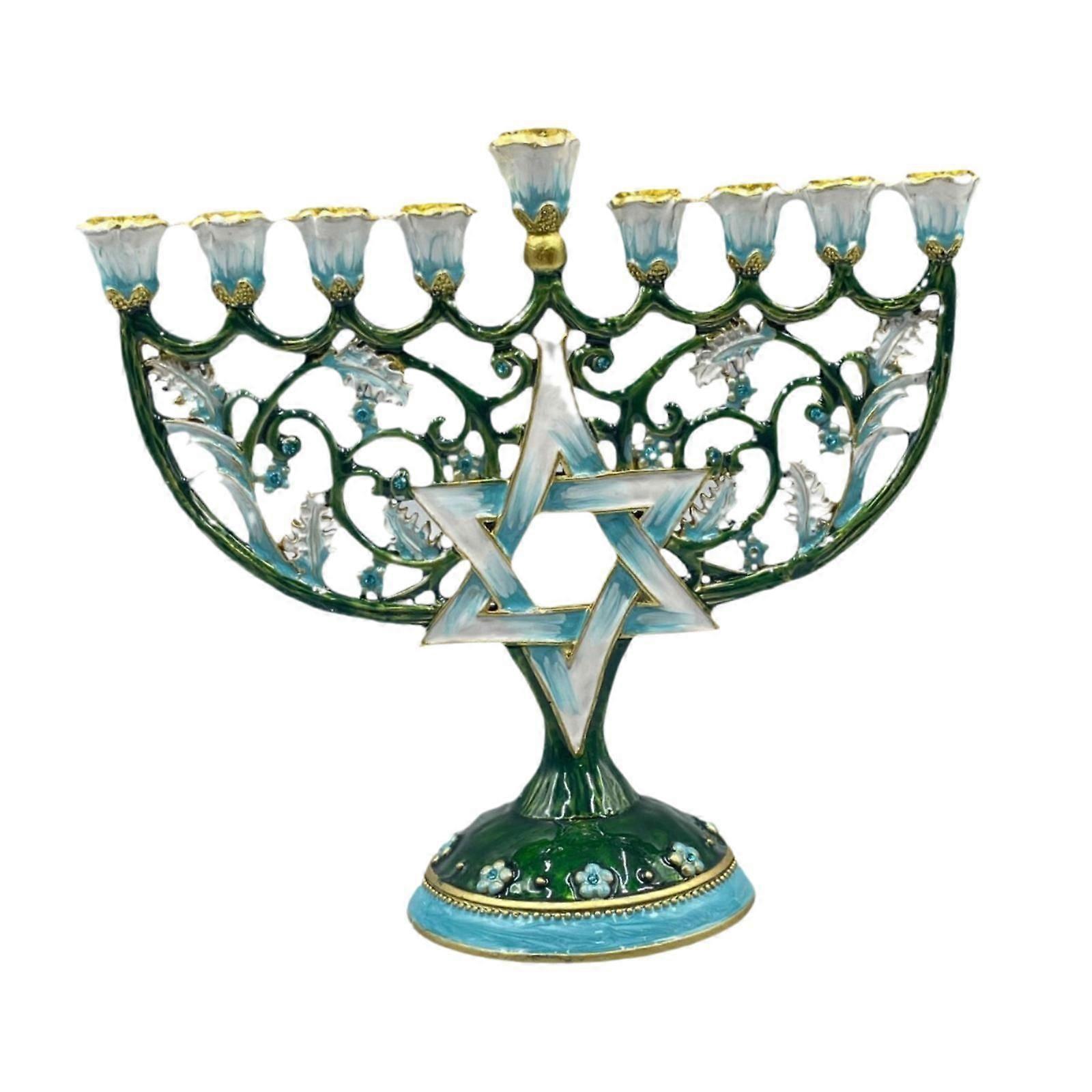 Candle Display Holder Elegant Candlestick Holder for Fireplace Home Tabletop