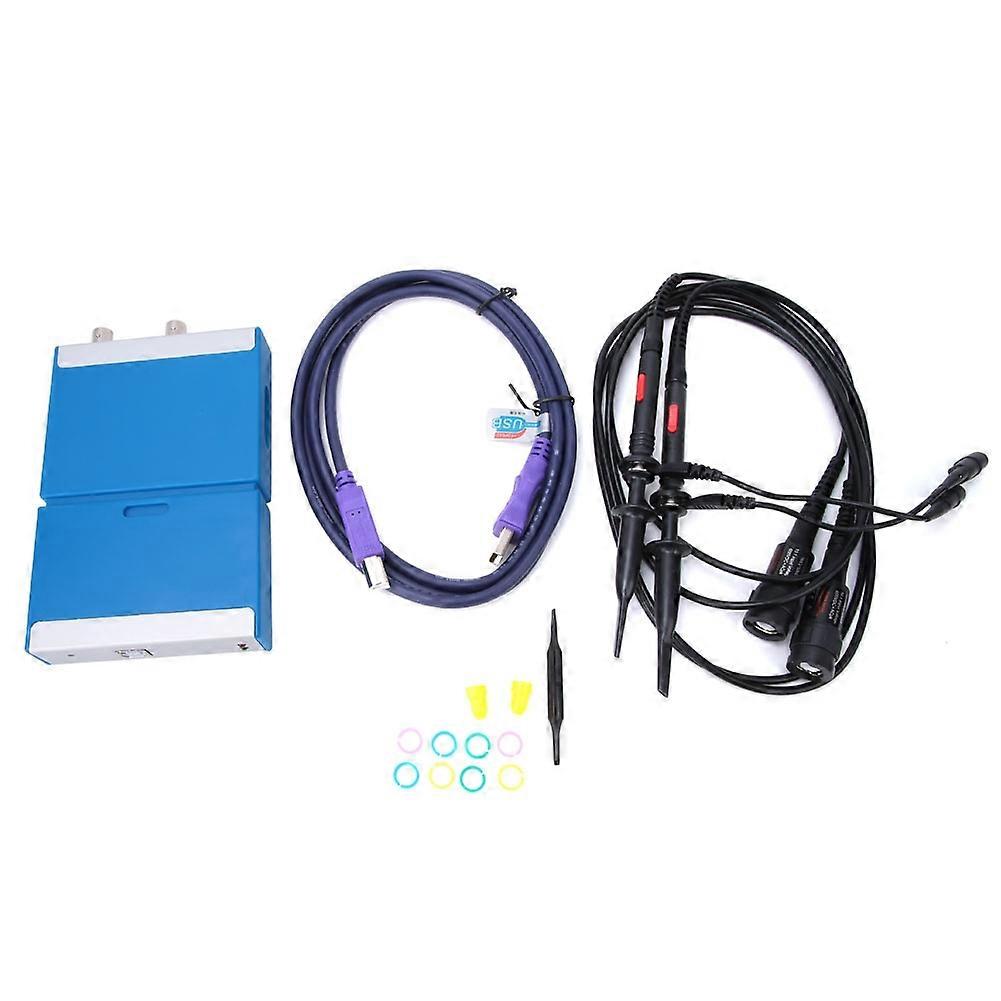 Digital Virtual Oscilloscope Dual Channel PC 50MHz Bandwidth 1G with Probe USB Cable