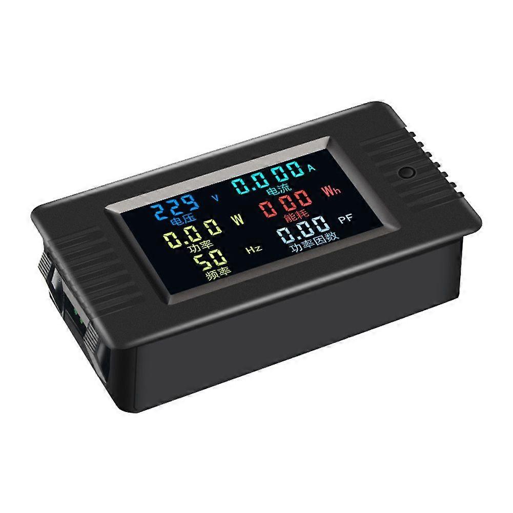 PZEM-022 10A AC Smart Digital Voltage Current Power Energy Meter 6in1 Color LED Screen Single Phas