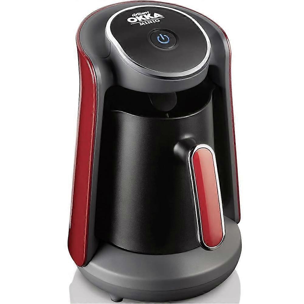 Arzum Okka Arzum OK004 Okka Minio Turkish Coffee Machine, 4 Cups Capacity, Anti-Overflow, Red Color