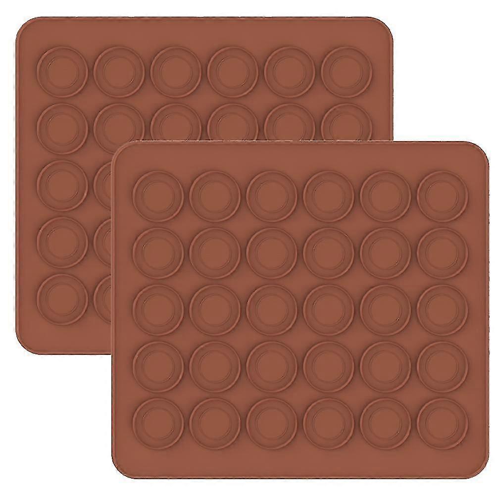 Silicone Macaron Mats, 2 Pieces Macaron Pads Non-stiing Kitchen Baking Molds Mats Pads For Making Or Baking,4711