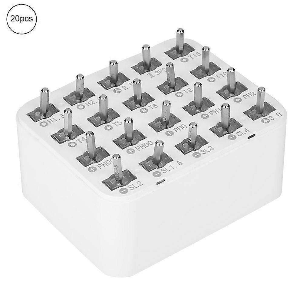 20Pcs Multi-function Automatic Alloy Steel Screw Bits Storage Box For Electric Screwdriver