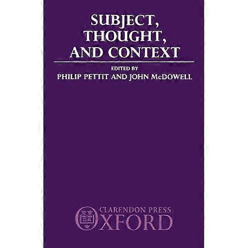 Subject, Thought, and Context