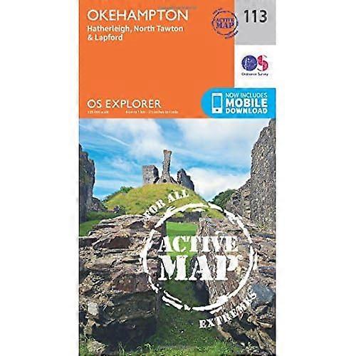 OS Explorer Map Active (113) Okehampton (OS Explorer Active Map)