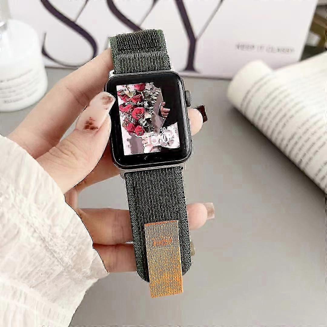 Suitable For Apple Watch S7applewatchs8 Nylon Ultra Canvas 49mm45mm Wild Diameter Band 41m
