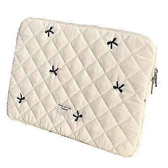 Chic Sleeve Storage Bag Secure and Convenient Notebook Storage Bag Work Protective Sleeve Case Secure Your Device  White 11 inches