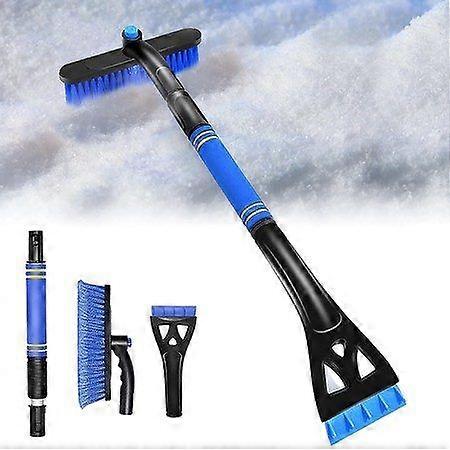 Snow Brush with Pivot Head Windshield Scraper Brush, Winter Ice Remover