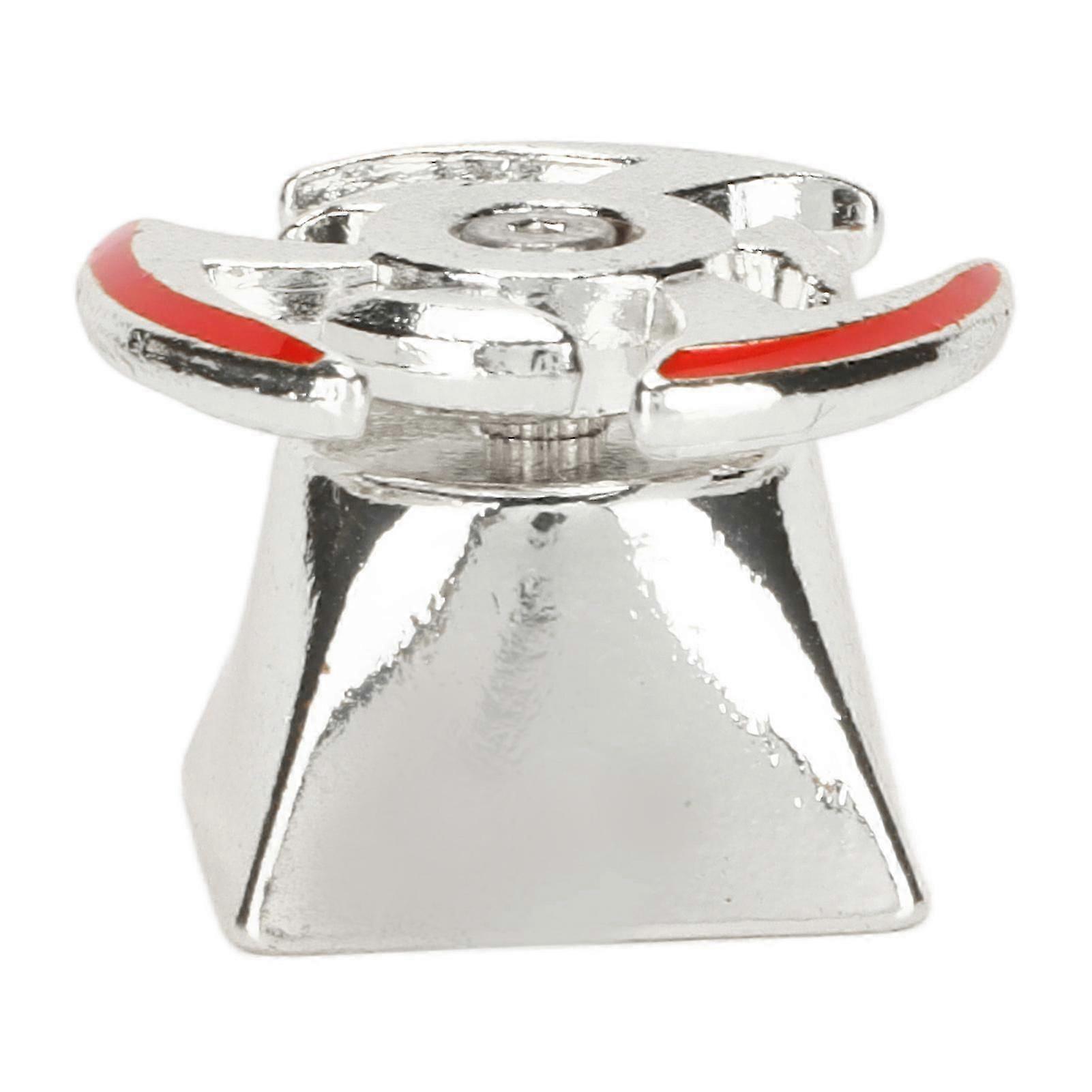 Rotating Keycap Rotating Metal Top Shape Ergonomic Design Diy Custom Keycap For Mechanical Keyboards Silver