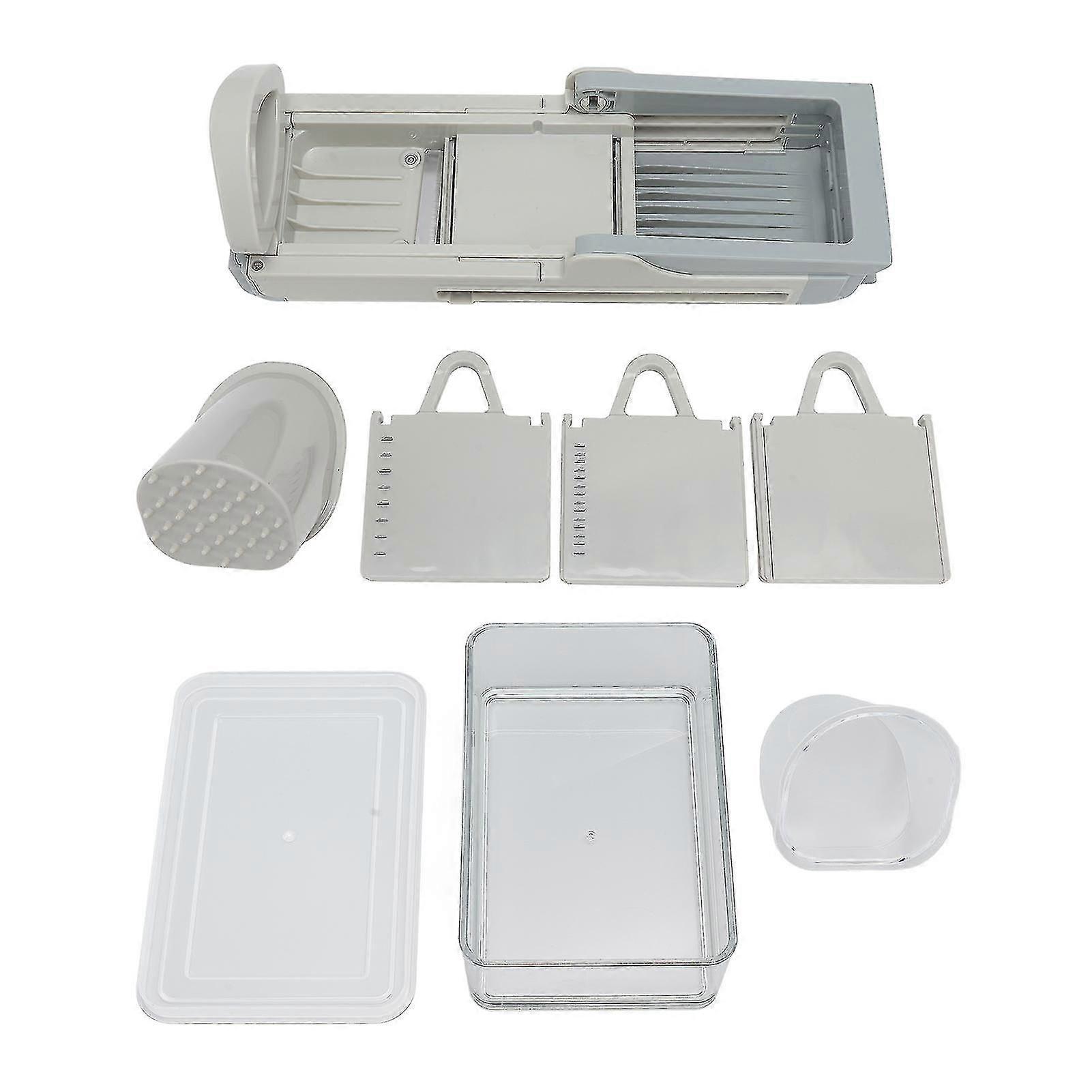 Multifunctional Foldable Vegetable Cutter with Storage Box for Kitchen