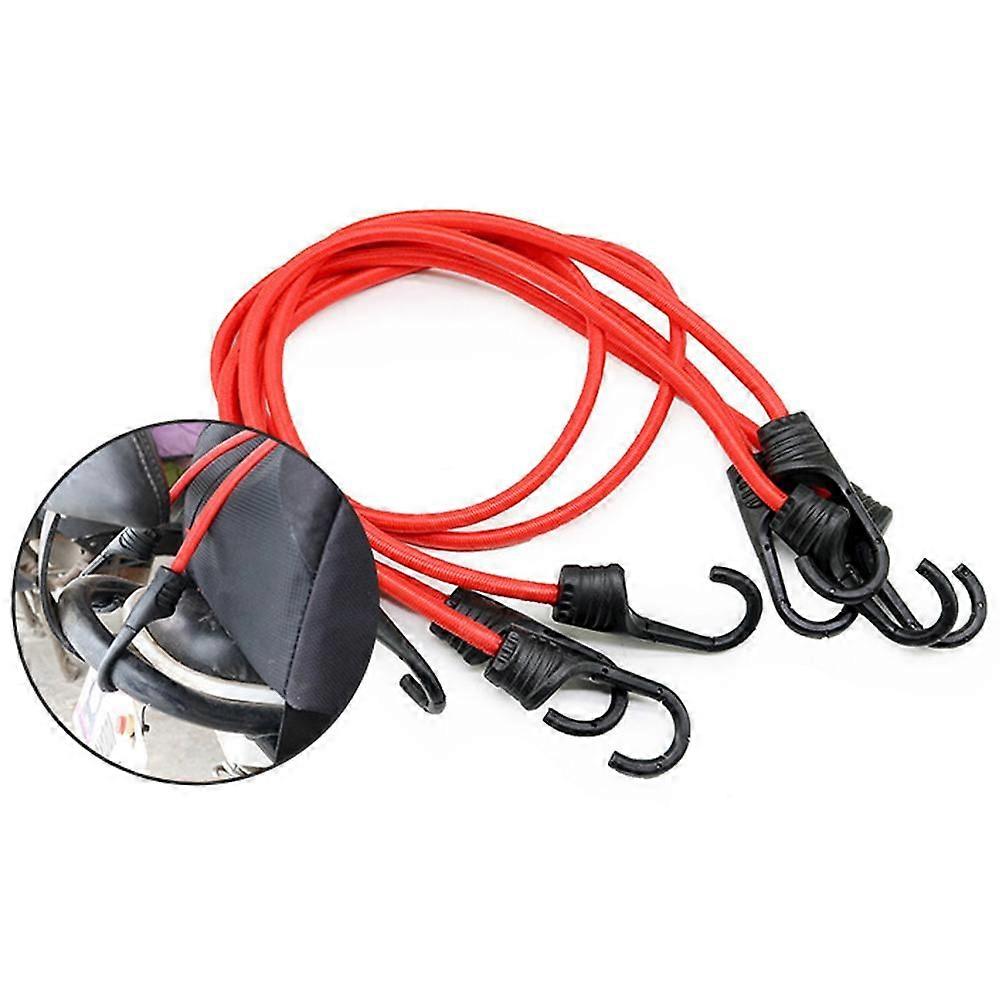 4 trunk bicycle hooks rope elastic luggage rope motorcycle cargo fixing belt elastic reinforcement strapping 30cm