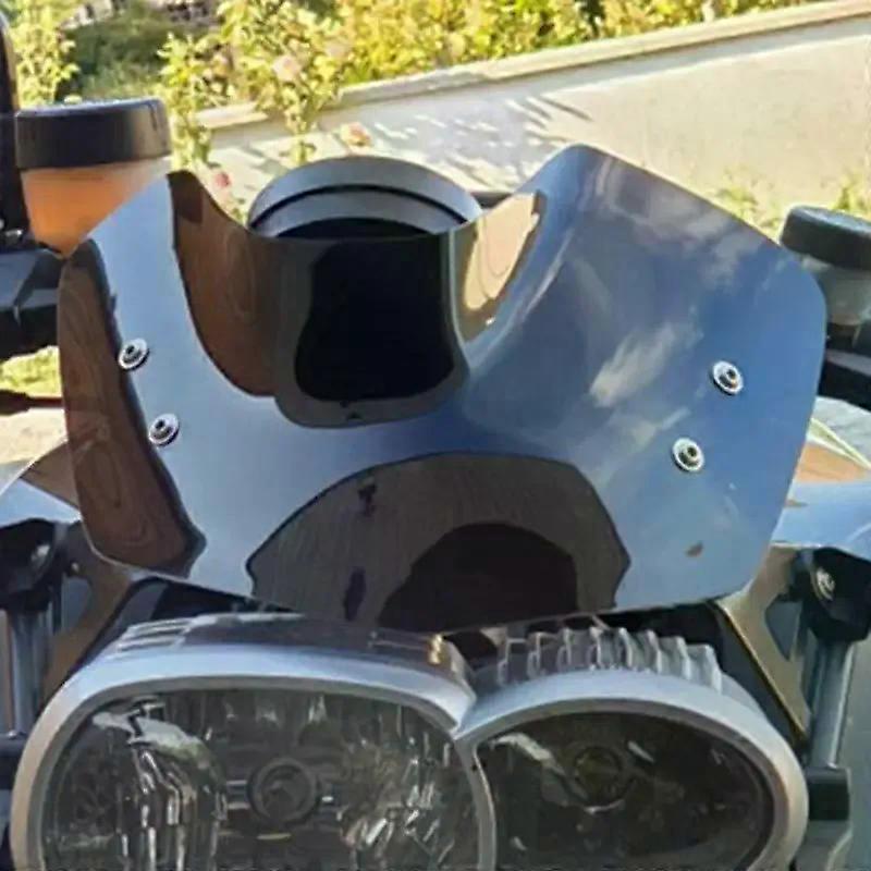 Motorcycle Windshield Airflow Adjustable Windscreen Extension Wind Deflector Unversal Decor compatible for K1200R, K1300R MAXP