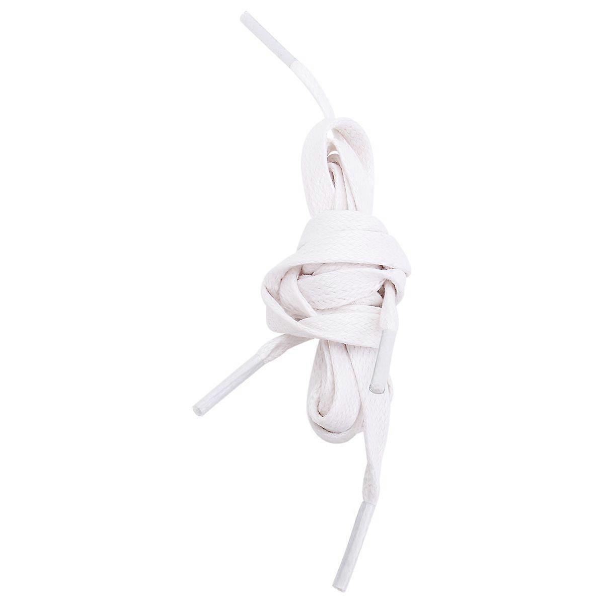 1 زوج من الشمع القطن رباط الحذاء أحذية رياضية رباط الحذاء عارضة التعادل شقة أربطة الأحذية