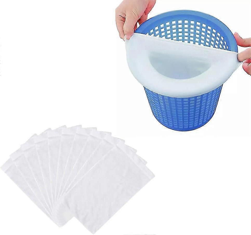 Pool Skimmer Filter Socks,Pool Supply Pool Skimmer Filter Socks,Ultra Fine Mesh Screen Socks for Pool Skimmer Bag for Storage (10PCS)