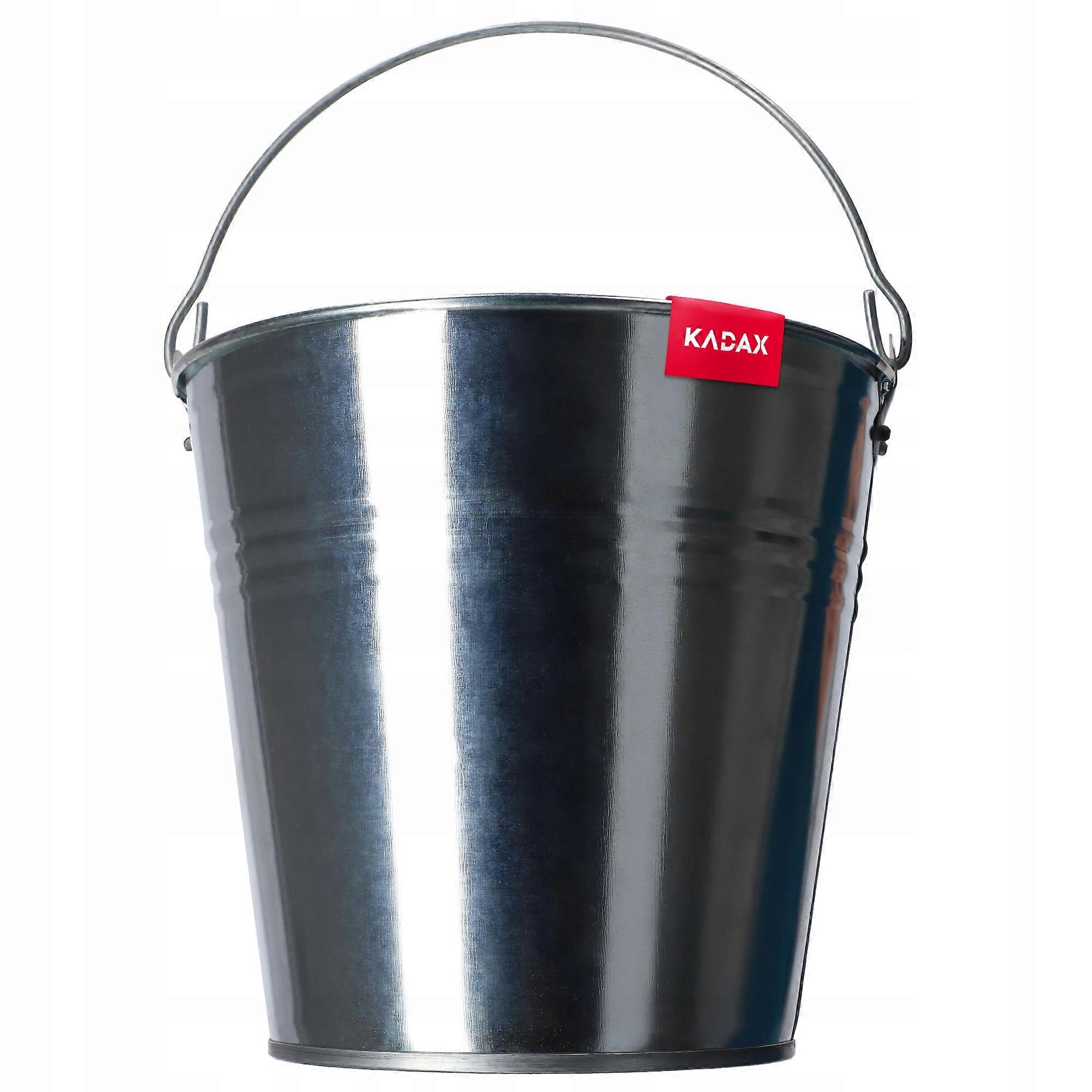 KADAX Garteneimer Eimer aus verzinktem Metall 10 L