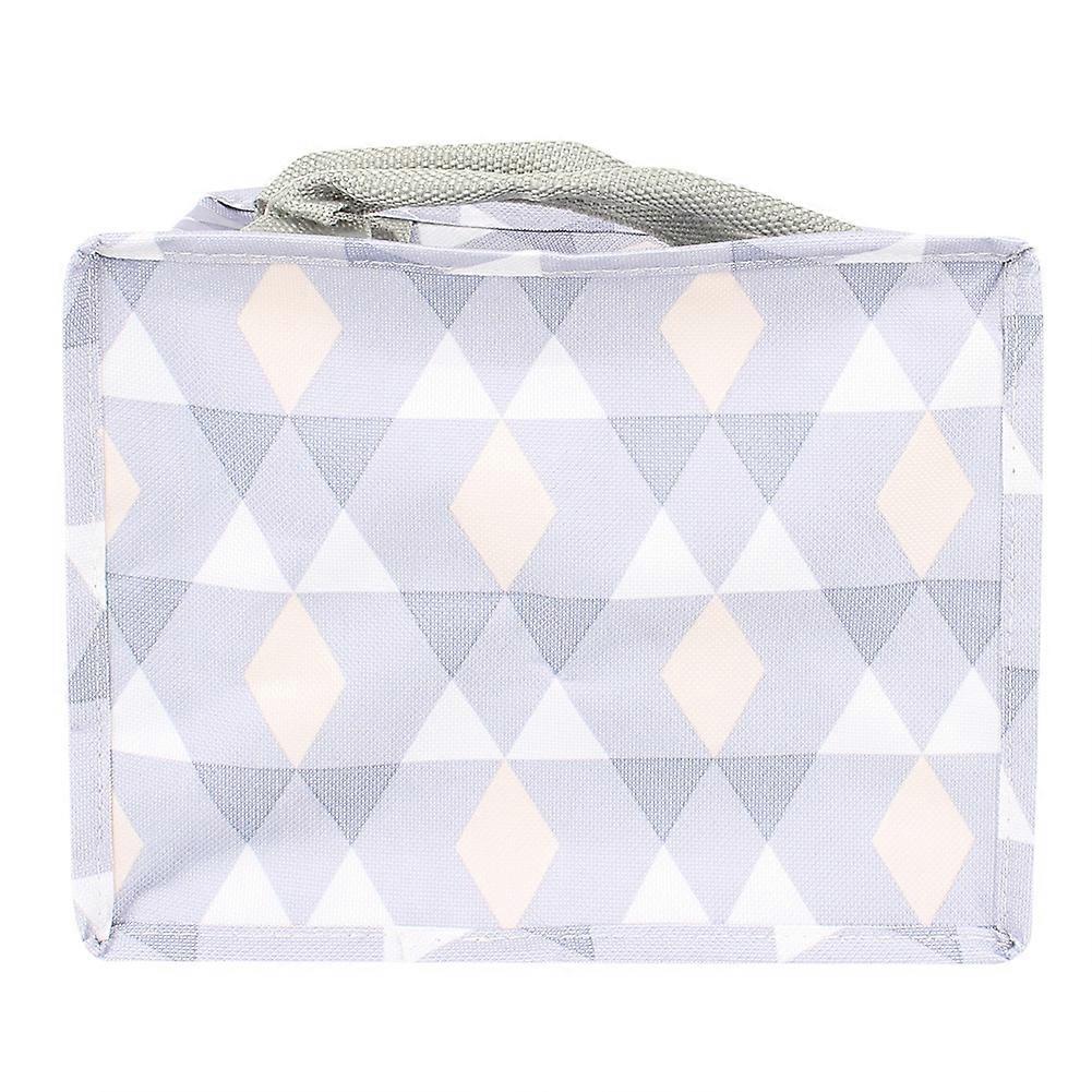 Thermal Insulated Lunch Bento Bag Tote with Zipper, Large Size Picnic Storage Case for Food and Snacks