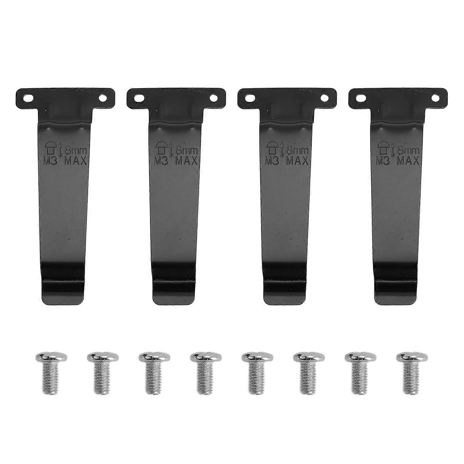 Radio Belt Clip Replacement Iron 2 Way Radio Belt Clamp for TK3107 TK 270G TK 2200 TK 3200 TK 380 TK