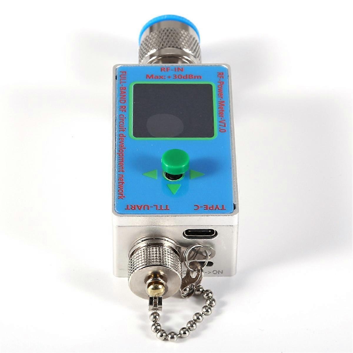 USB RF POWER Meter Up To 500kbps 100K-10GHZ Power Meter Tester V5 For Ham Radio EUR 38,69