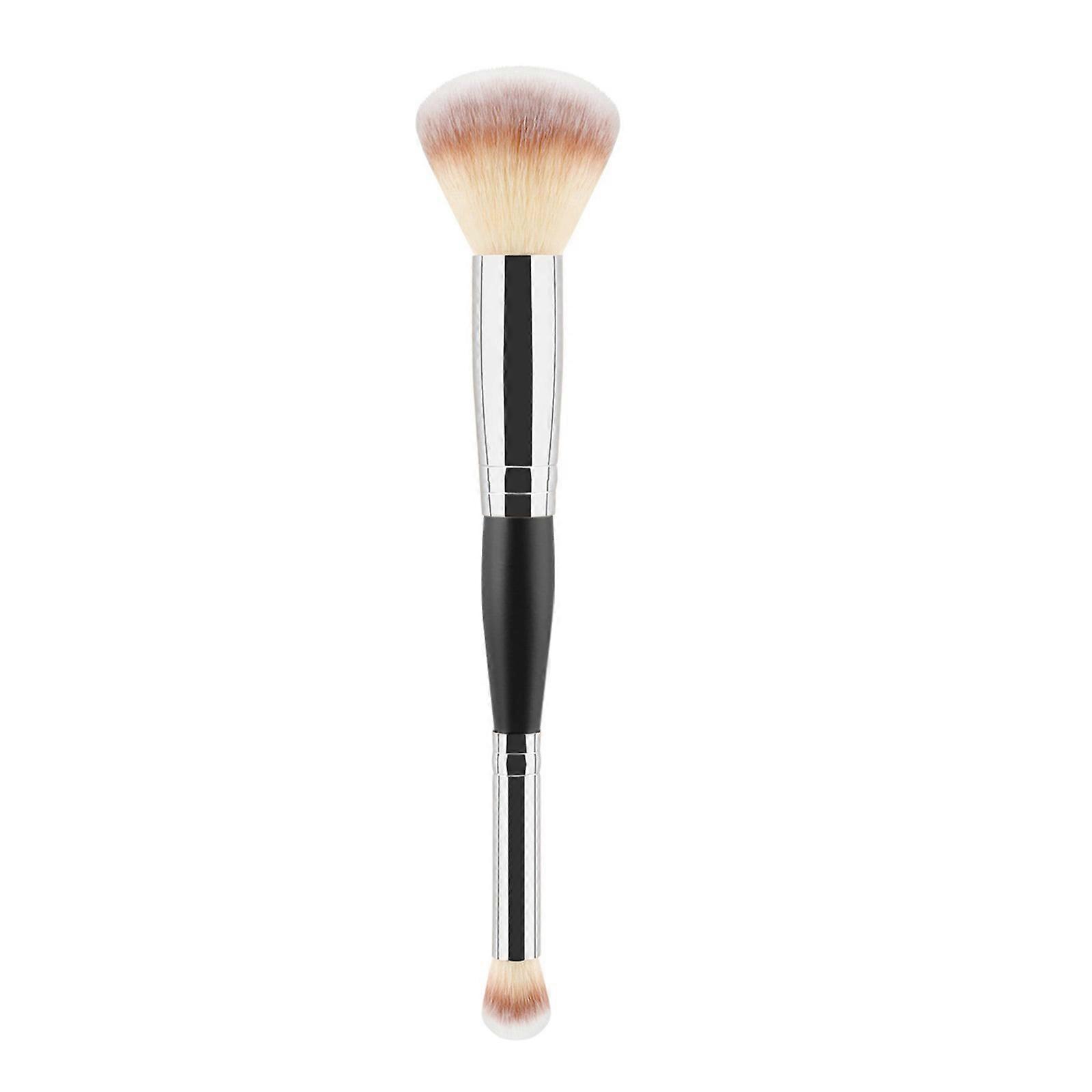 Professional Double Head Makeup Brush With Soft Synthetic Bristles Non Shedding And Easy Maintenance for Makeup Lover