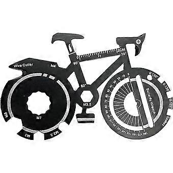 Multitool Geldbörse 20 in 1 Fahrrad Multi Tool Karte Überleben Taschenwerkzeug Mehrzweck Alles in einem Qiuck Reparatur