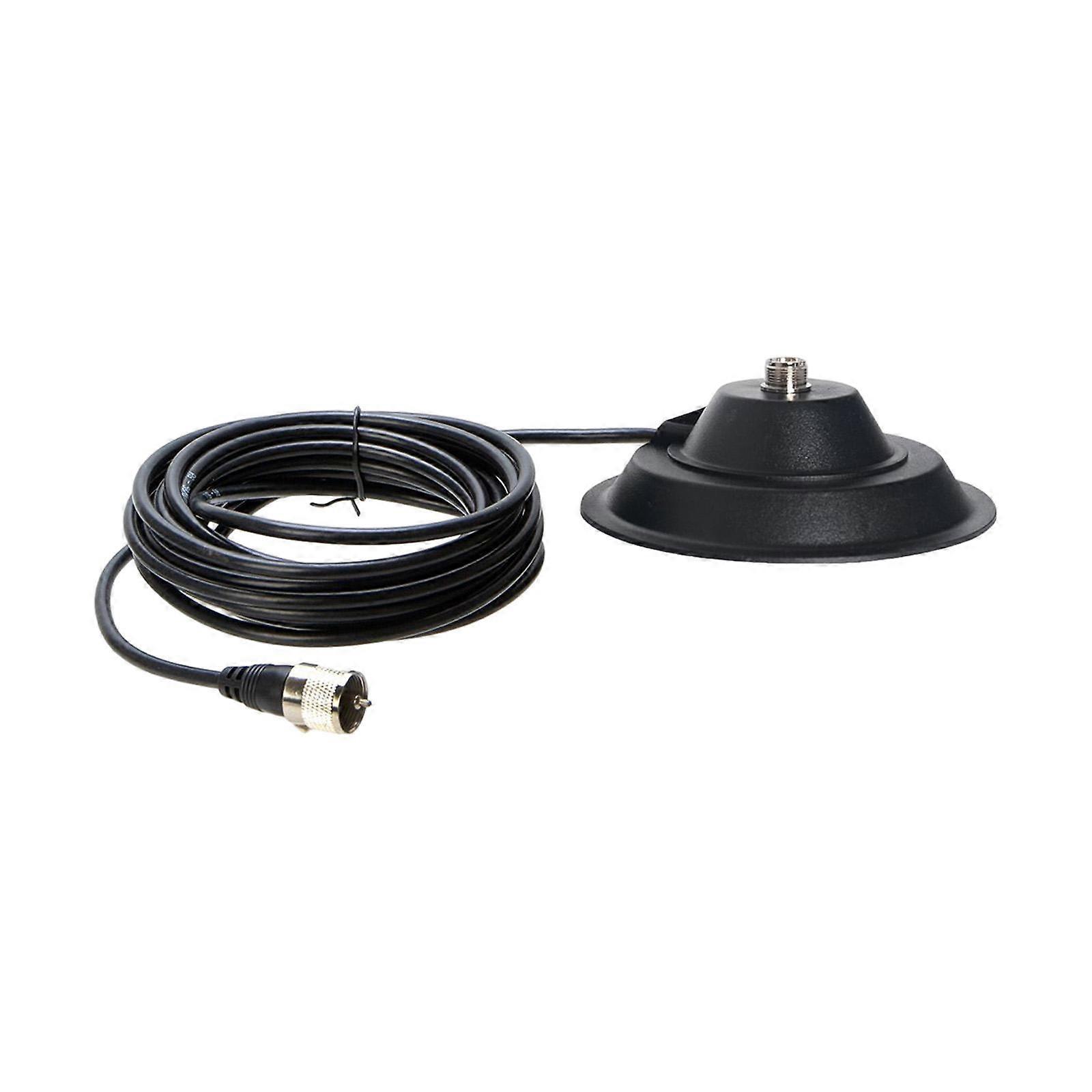 Magnetic Mount Base 12cm Black Professional SO239 Interface for KT-7900D