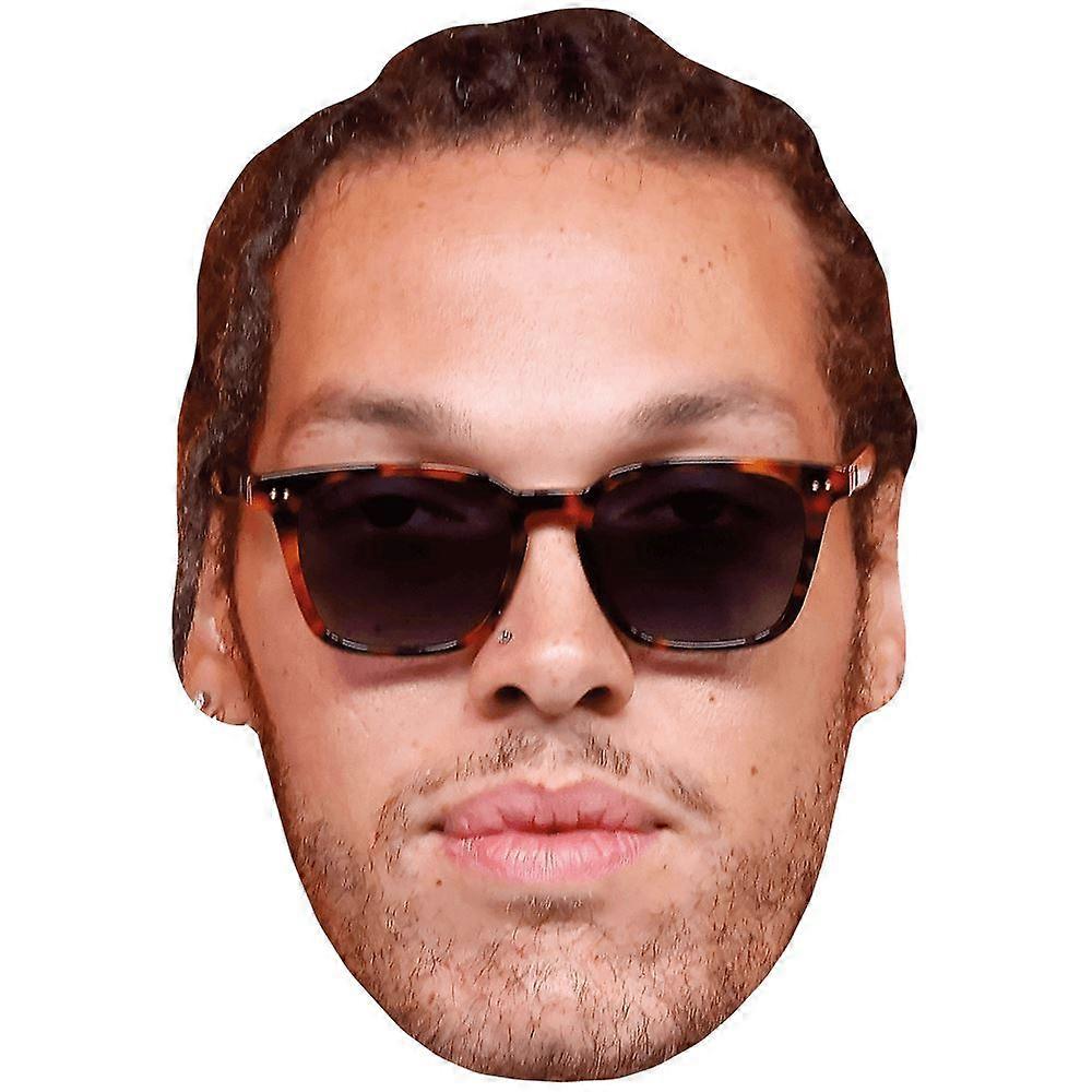 Aaron Gordon (Glasses) Celebrity Mask, Flat Card Face