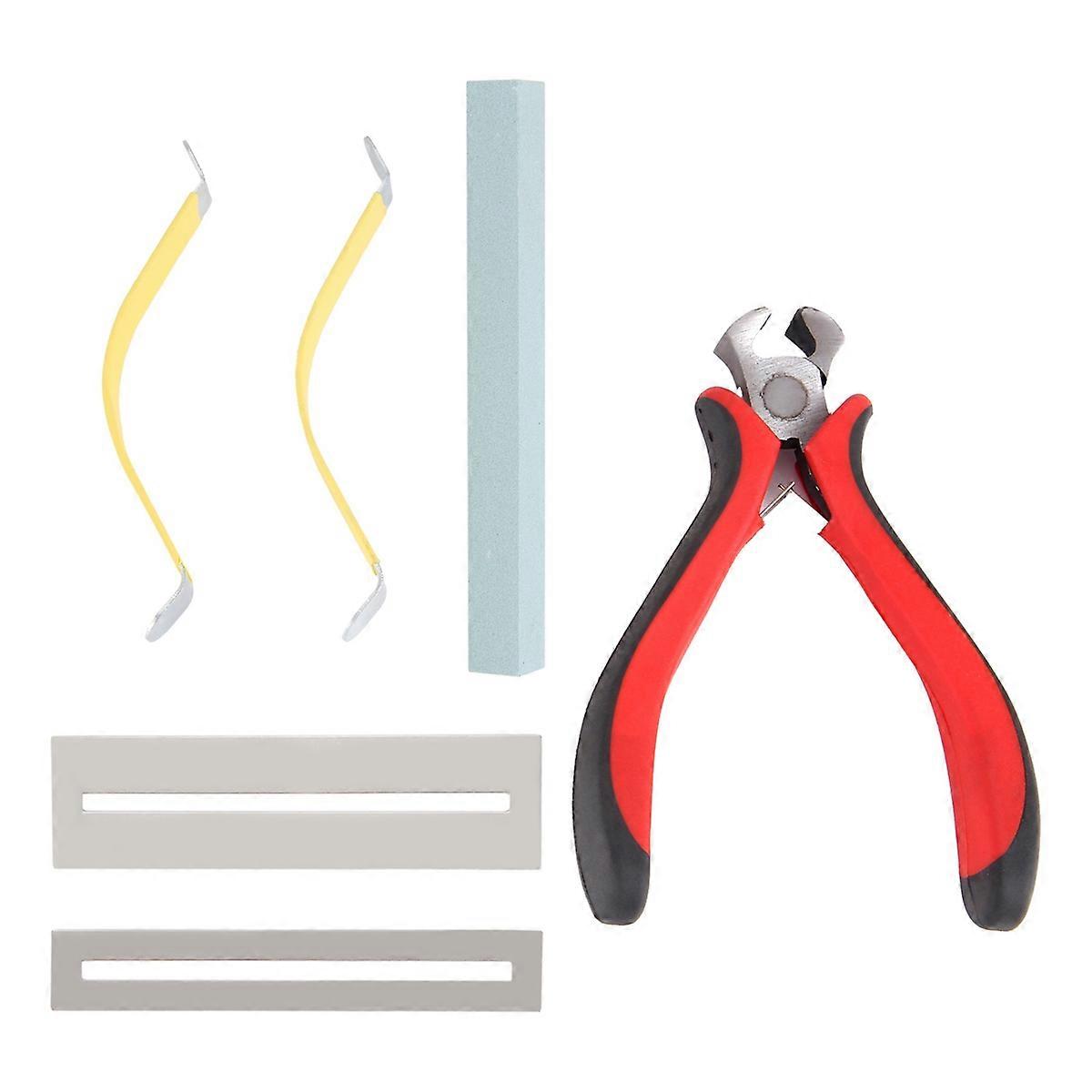 Guitar Clean Polish Tools 6 Pieces Fret Cutter Wire