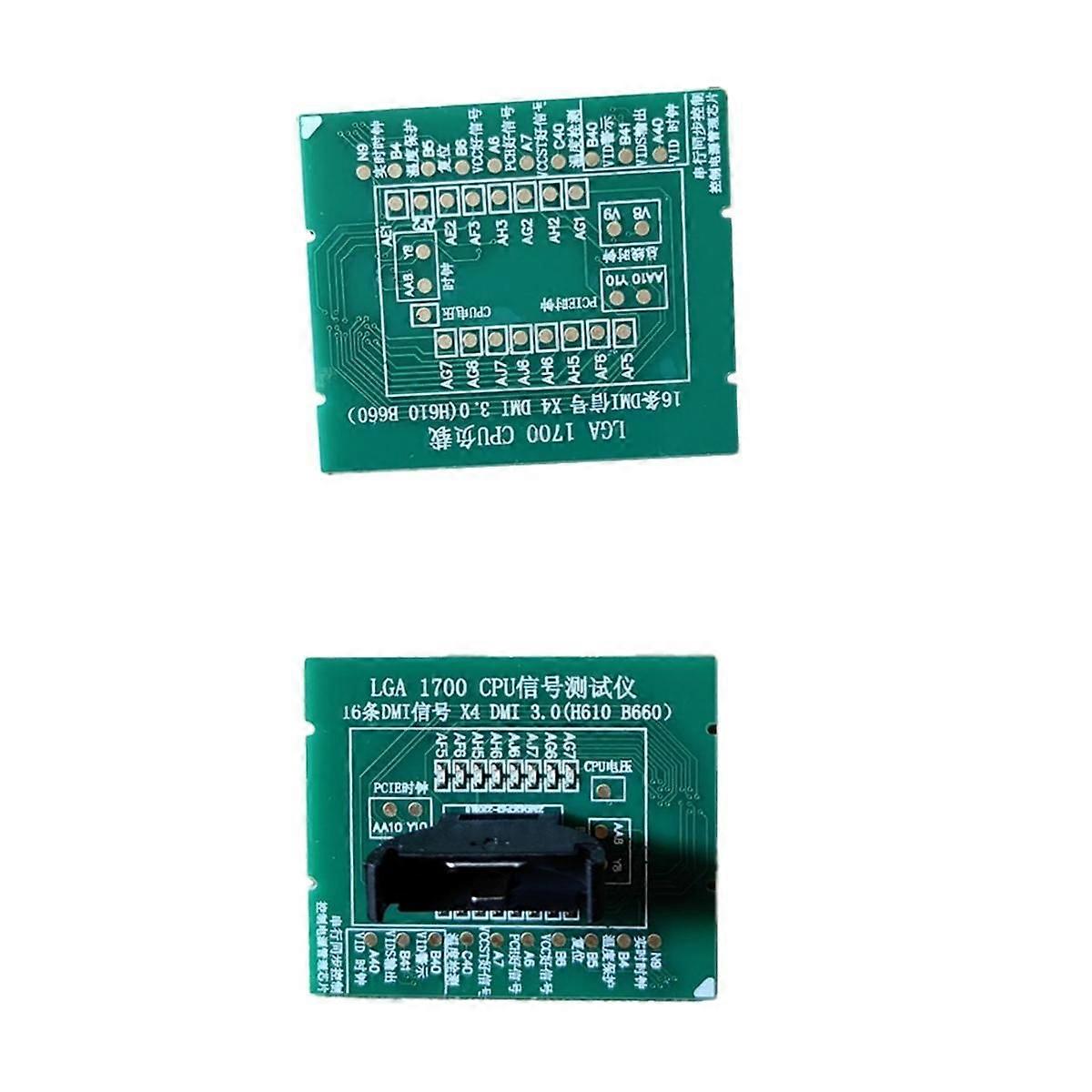 Desktop LGA1700 CPU Socket Tester Diagnostic Analyzer Dummy Load Fake Load with LED Indicator for M