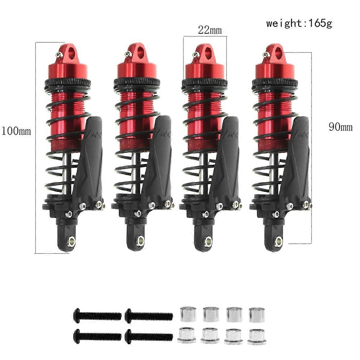 4PCS RC Piggyback 90mm for 1/10 RC Crawler Car TRX4, D