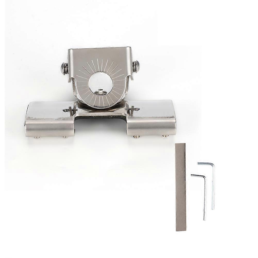 Car Mobile Radio Antenna Mount Base Clip Trunk Lid Hatchback Bracket Silver