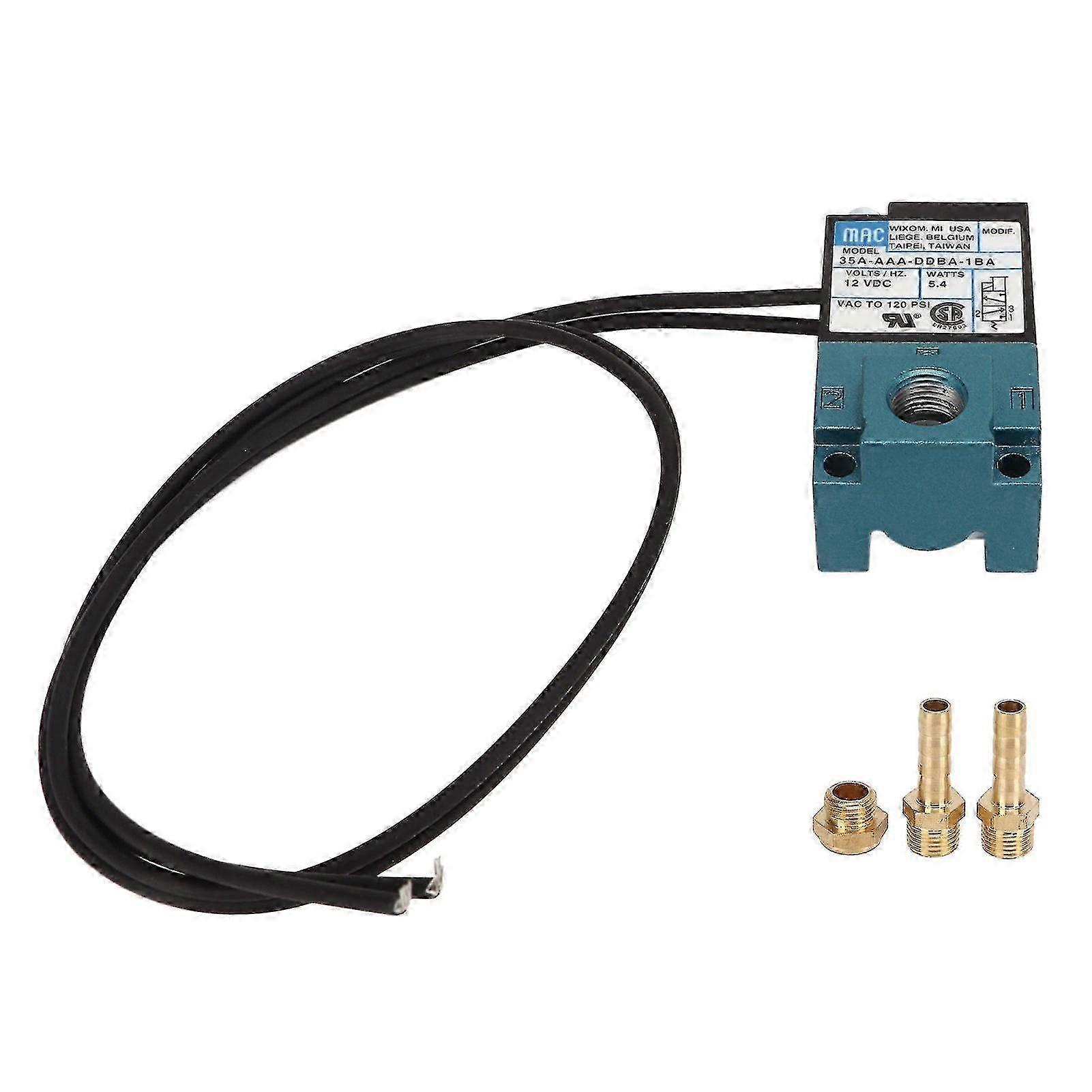 3 Port 12v 5.4w Boost Control Solenoid Valve 35a Aaa Ddba 1ba Electronic Valve Replacement For Aem