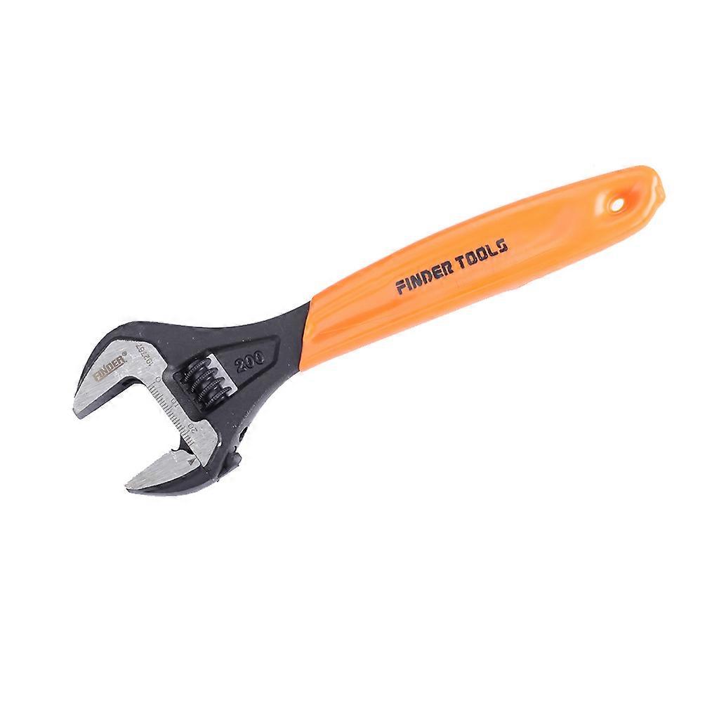 Plumbing Jaw Protectors Wide Jaw Wrench Adjustable Wrench for Basic Home Maintenance Plumber Easy Sizing of Diameters 8 inches