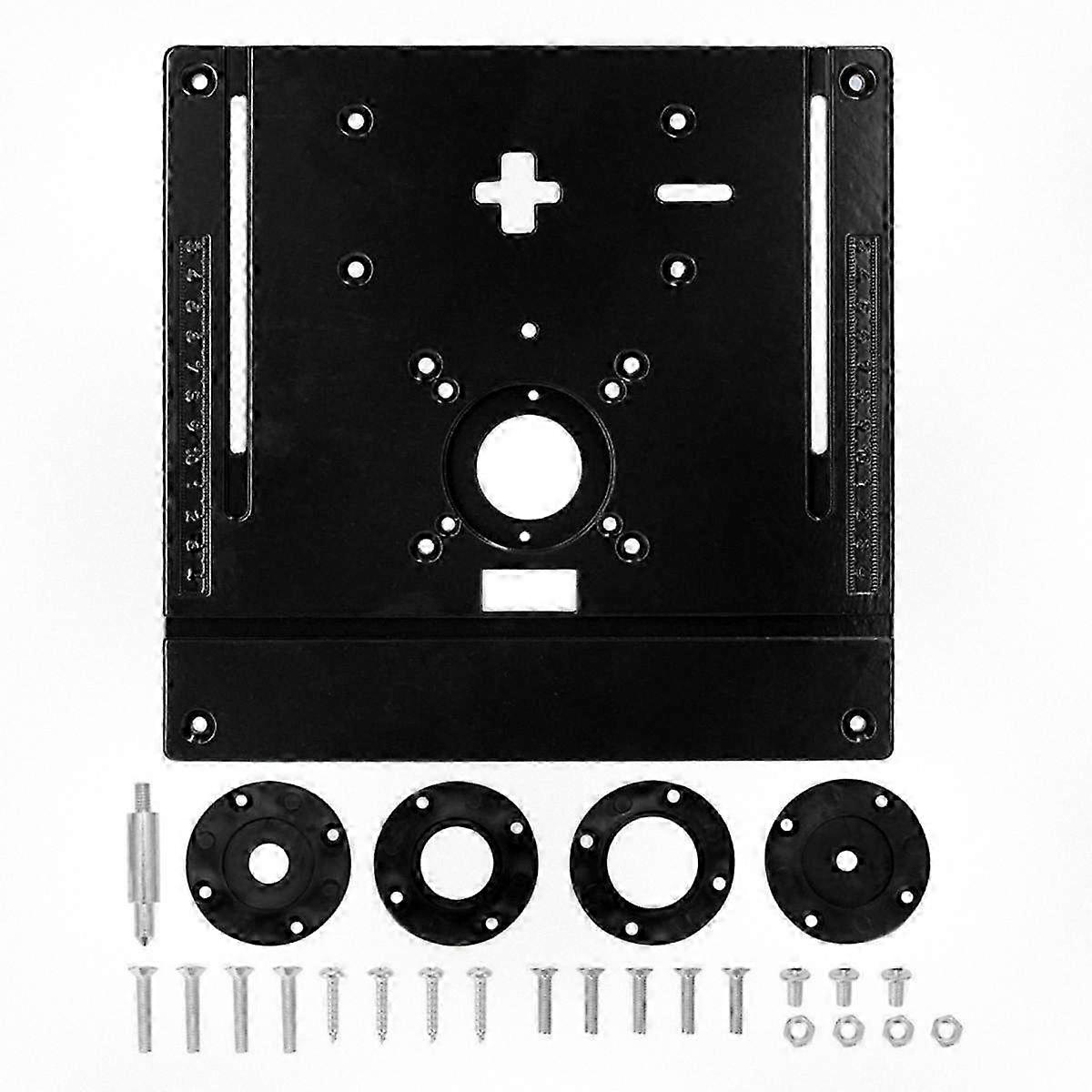 Router Table Insert Plate for Woodworking Bench, Compatible with Various Routers