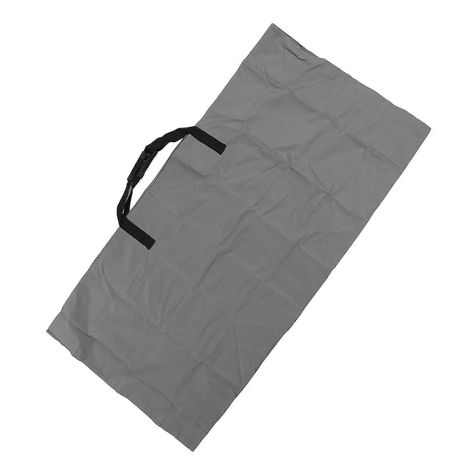 Gardening Leaf Bag 2 in 1 Garden Falling Leaves Mat Outdoor Garbage Leaf Storage Bag Grey
