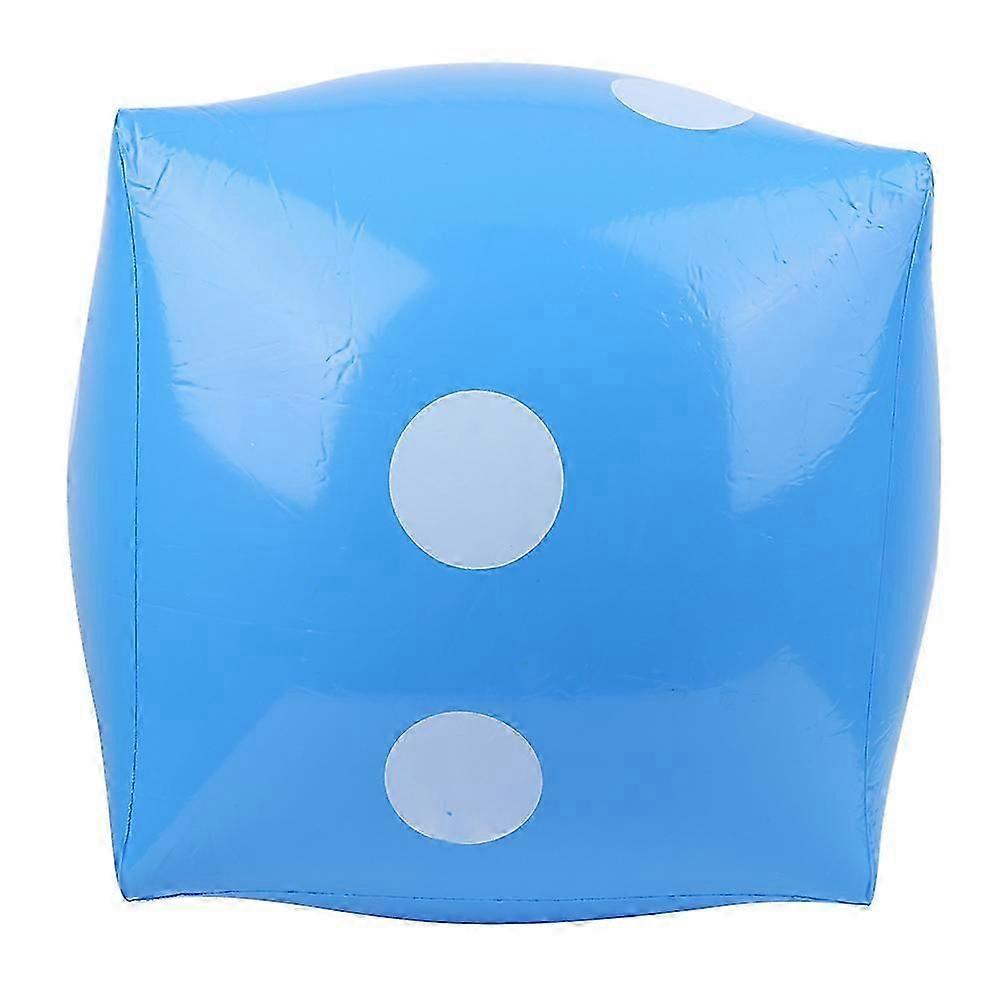 Inflatable Dice Portable Indoor Outdoor Party Activities Supplies Prop Game ToyBlue