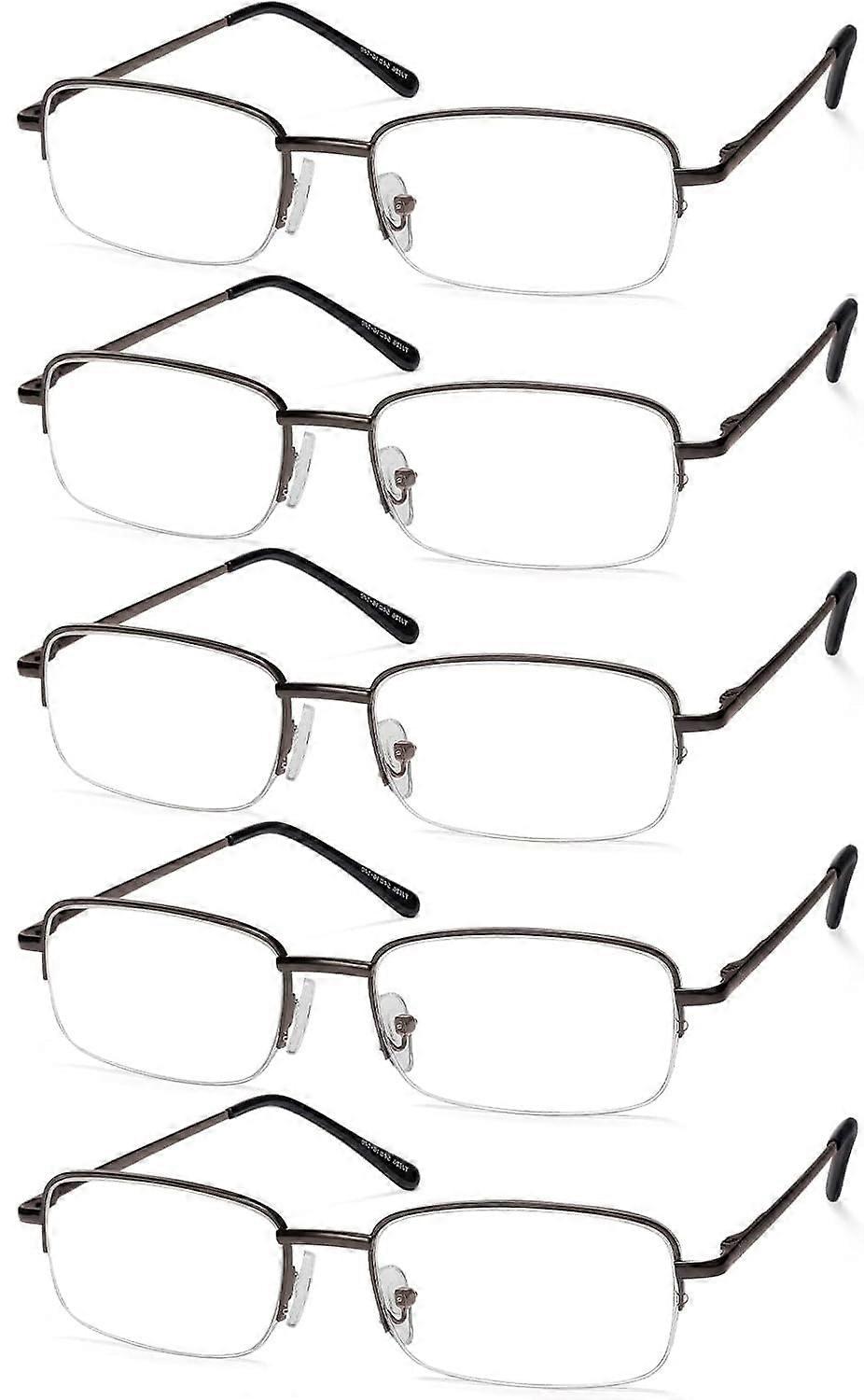 Pack Reading Glasses for Men and Women, Blue Light Blocking Computer Eyeglasses, Stylish Cheaters for Daily Use
