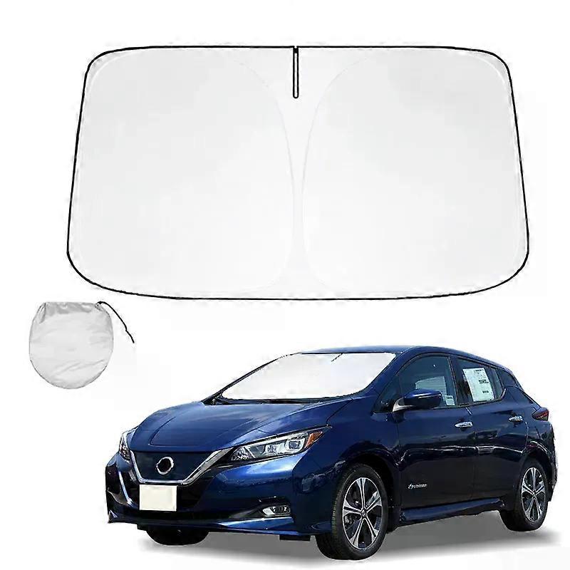 Windshield Sun Shade For Nissan Leaf Sunshade Sun Visor Protector Foldable Blocks UV Rays Keep Your Car Cooler