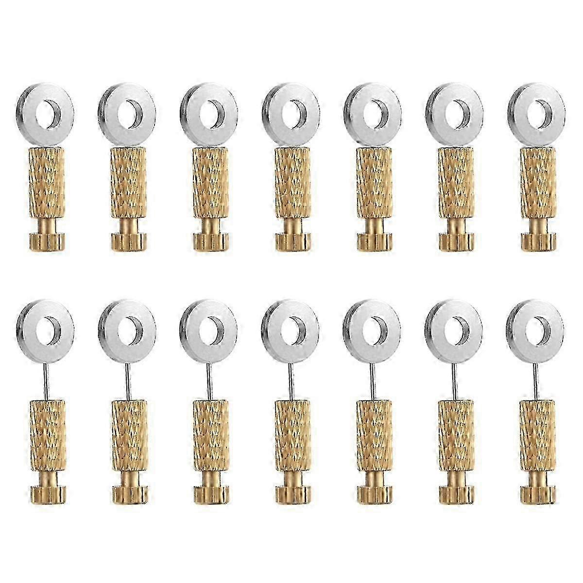 14pcs Leder Positionierungsnadeln, Leder Naht Positionierung Nadel Leder Locking Pins Lederhandwerk Lokalisierte Nadeln