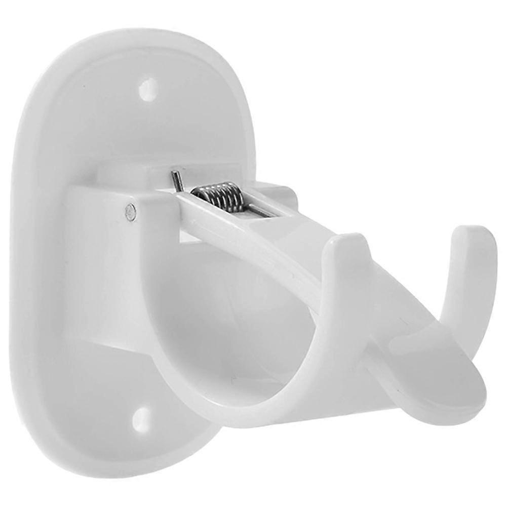Self Adhesive Curtain Rod Brackets No Drilling Curtain Rod Hanger Nail Free Adjustable Curtain Rods Hooks for Bathroom Kitchen