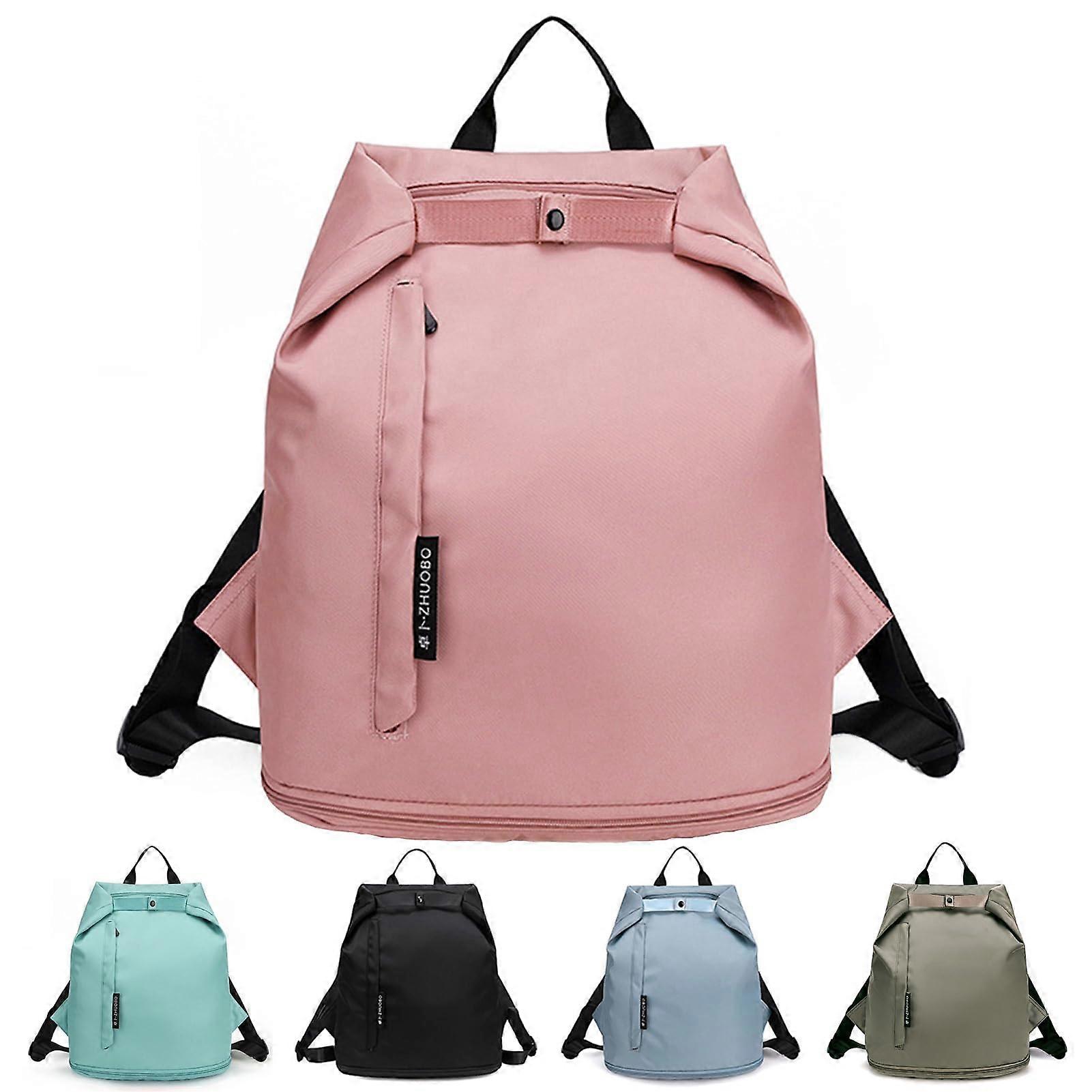 Lightweight full-zip backpack for men and women, black