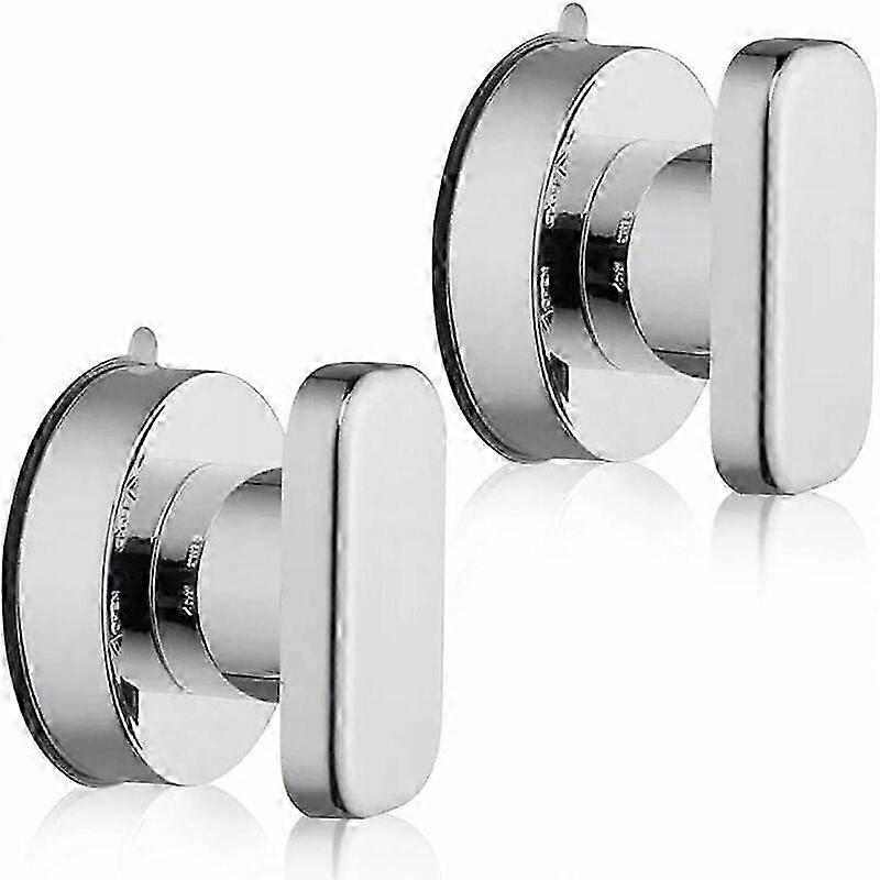 Suction Cup Door Handle Set - 2PCS Portable Mobility Handle with Strong Suction for Bathrooms