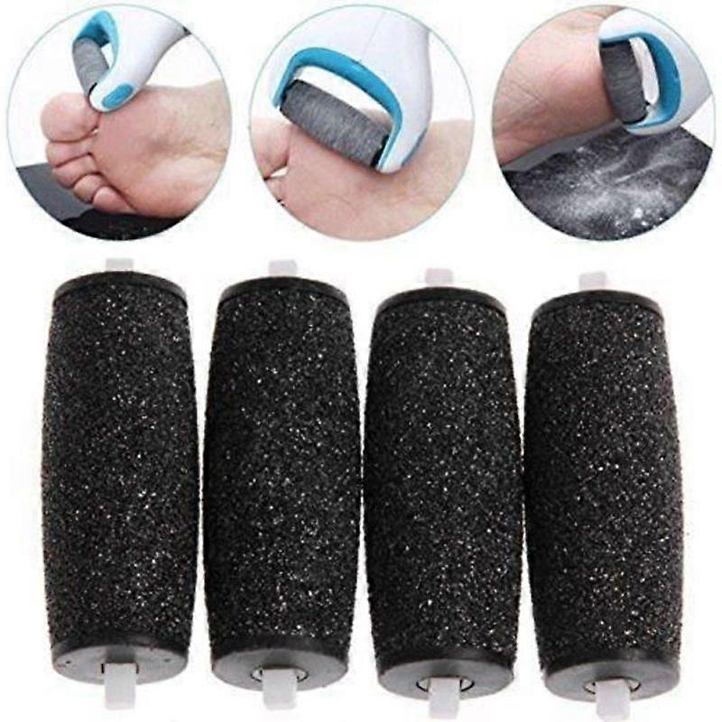 4x Replacement Refill Pedicure Foot Rollers For Scholl Velours Express