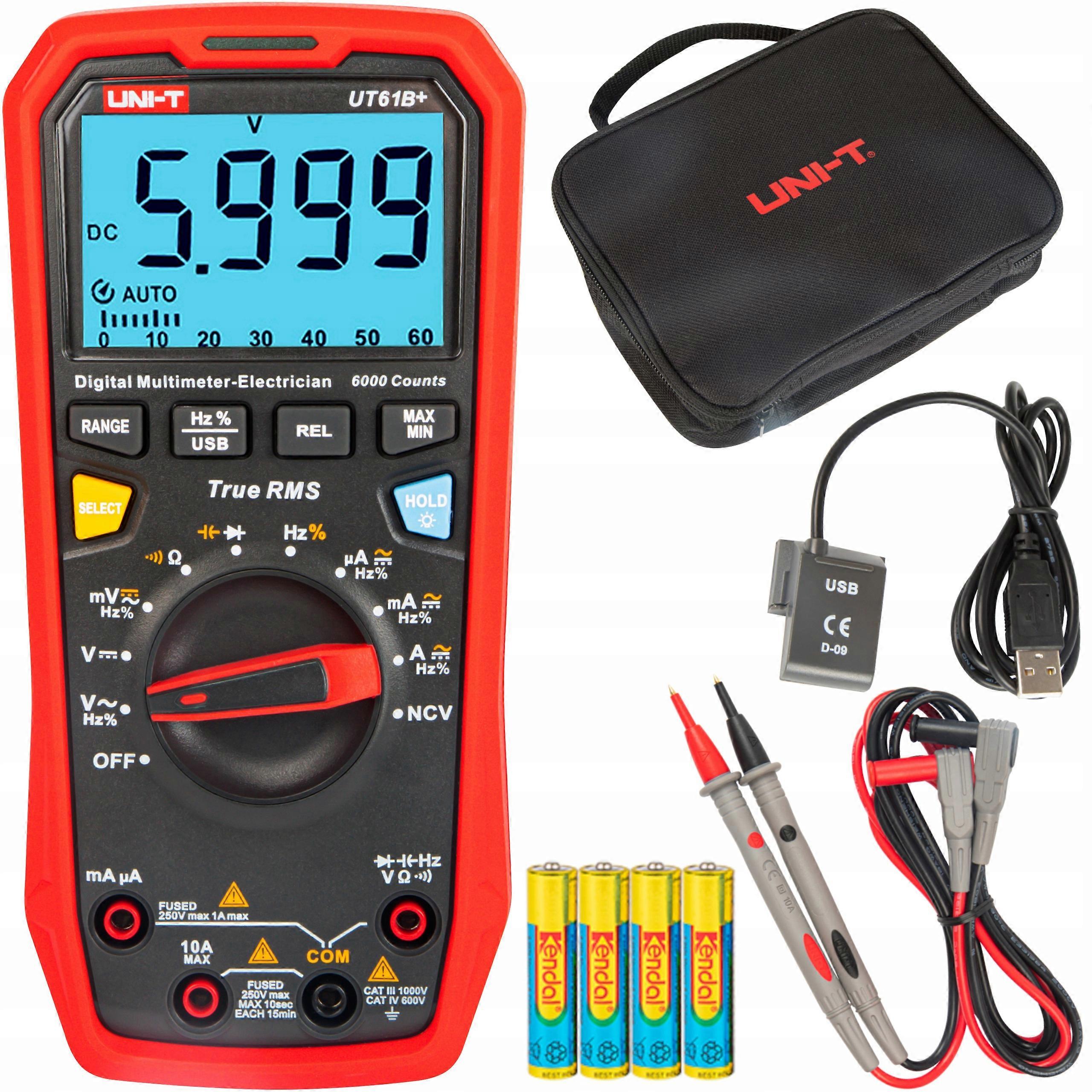 Manual Multimeter Uni-t Ut61b+