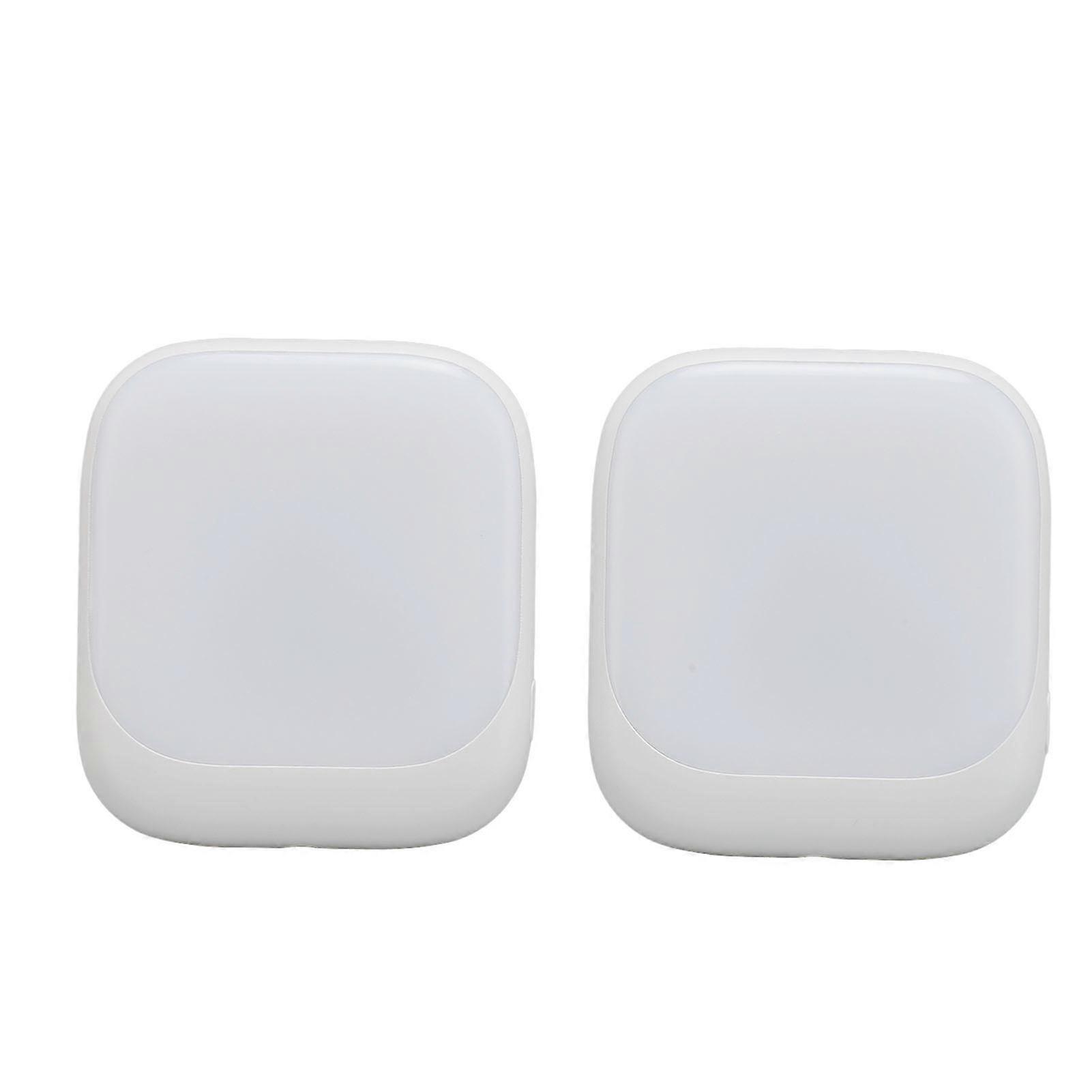 2pcs LED Sensing 2700K Soft White Plug in Night Light with Dusk to Dawn Sensor for Stairs Kitchens Bathrooms