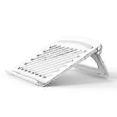 White laptop stand for desk portable computer stand ergonomic adjustable height laptop riser x7495-FFY
