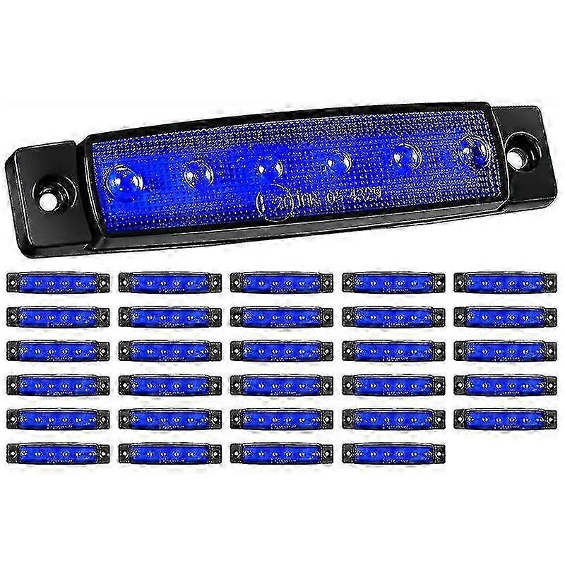Set de 6 LEDs Bleu pour l’éclairage de navigation du pont du bateau et du cockpit