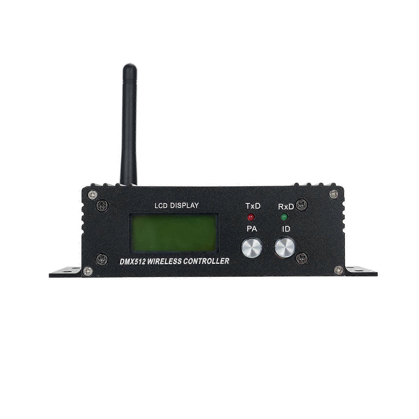 DMX512 Wireless 2.4G Controller Transmitter Receiver LCD Display