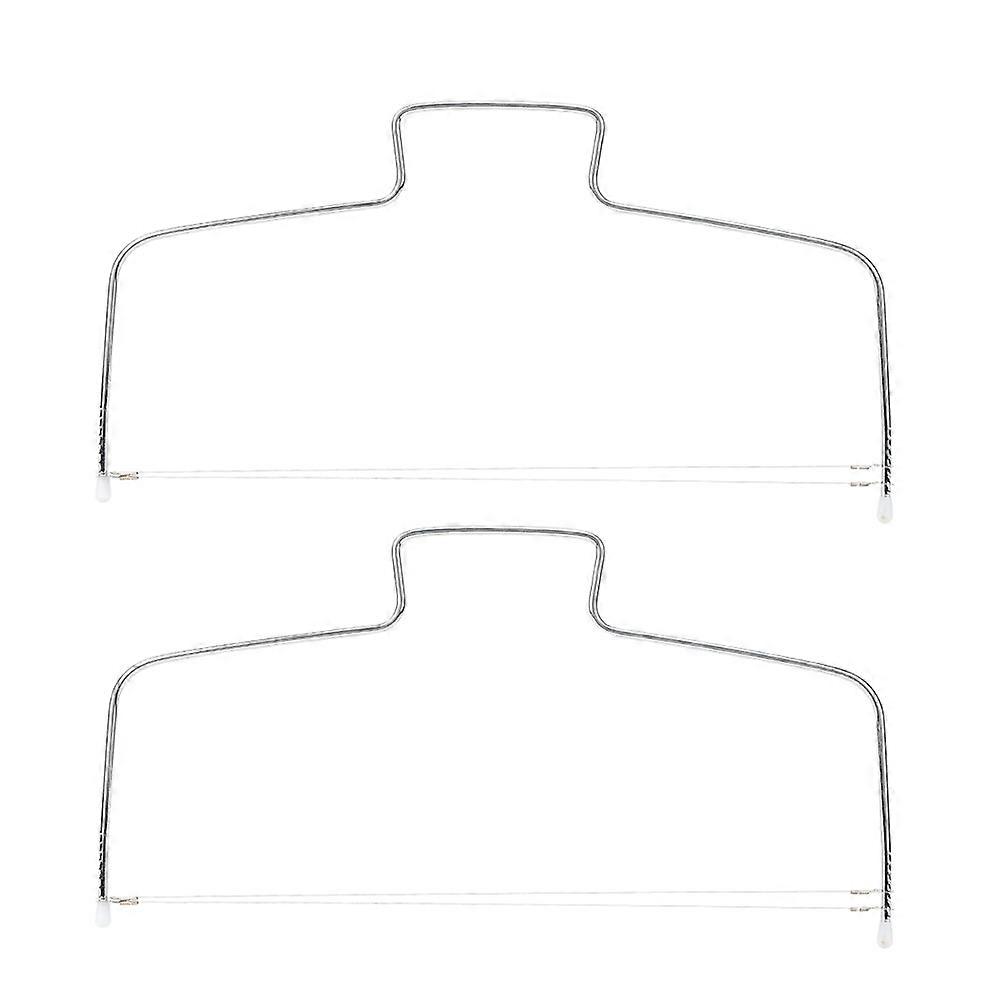 2Pcs Stainless Steel Double Wire Adjustable Cake Cutter Cutting Slicing Tool Baking Accessories