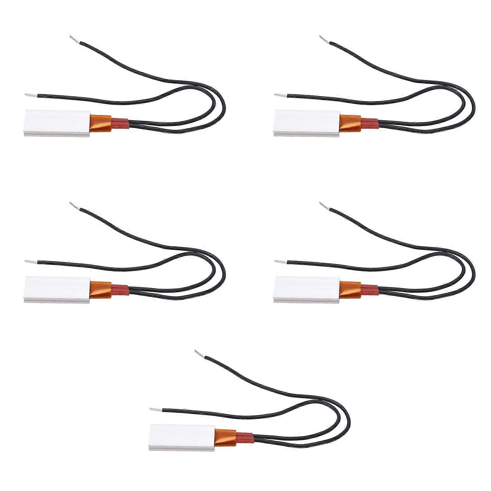 5Pcs PTC Heating Element Safe Constant Temperature Thermostat Heater Plate for Humid Environment 220V
