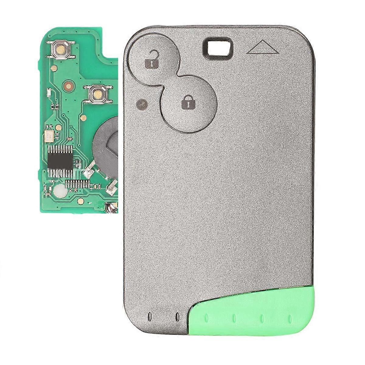 Black remote keyless car controller 2 buttons 434MHz frequency with PFC7947 chip and button battery